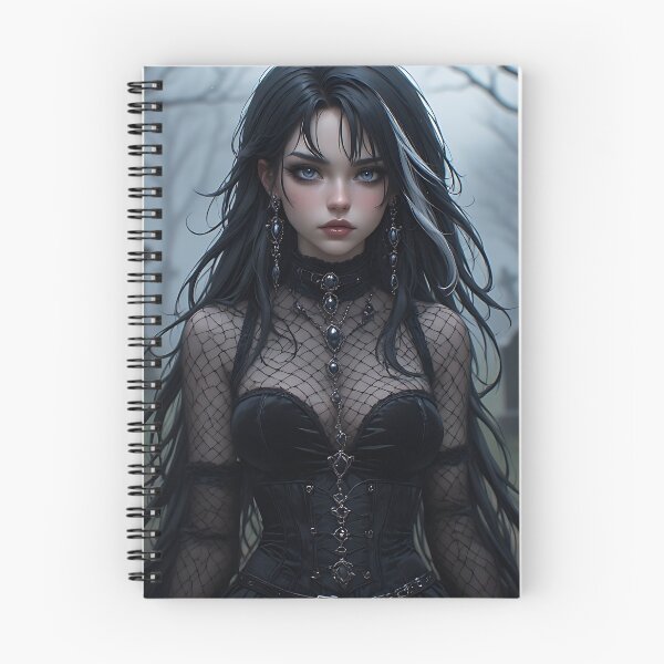 Item preview, Hot Woman Halloween Anime Goth Girl Waifu 418 designed and sold by Your New Fixation.