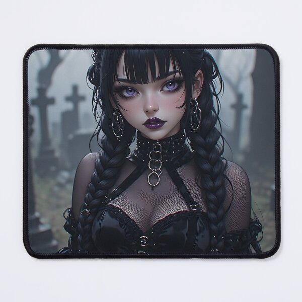 Item preview, Hot Woman Halloween Anime Goth Girl Waifu 419 designed and sold by Your New Fixation.