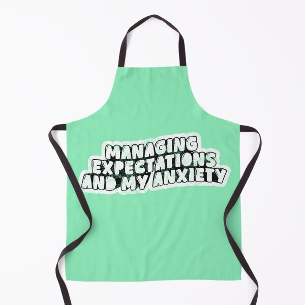 Item preview, Managing expectations and my anxiety - funny office typography designed and sold by Pace & Layer.