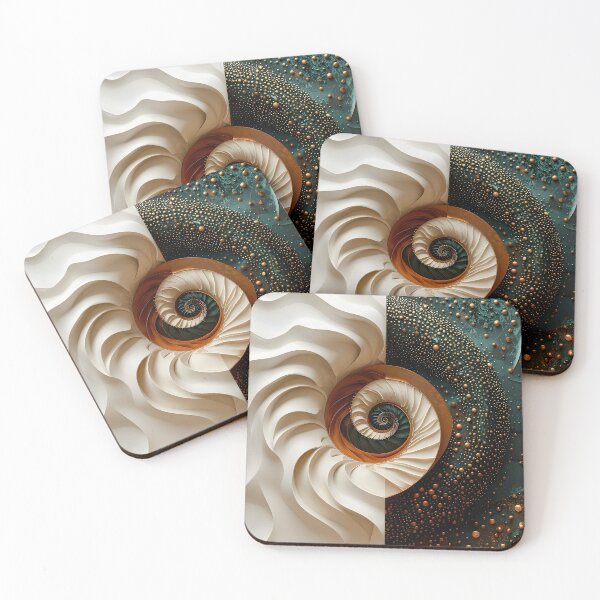 Item preview, Abstract Sculpture in Copper and White designed and sold by Vicky Brago-Mitchell®.