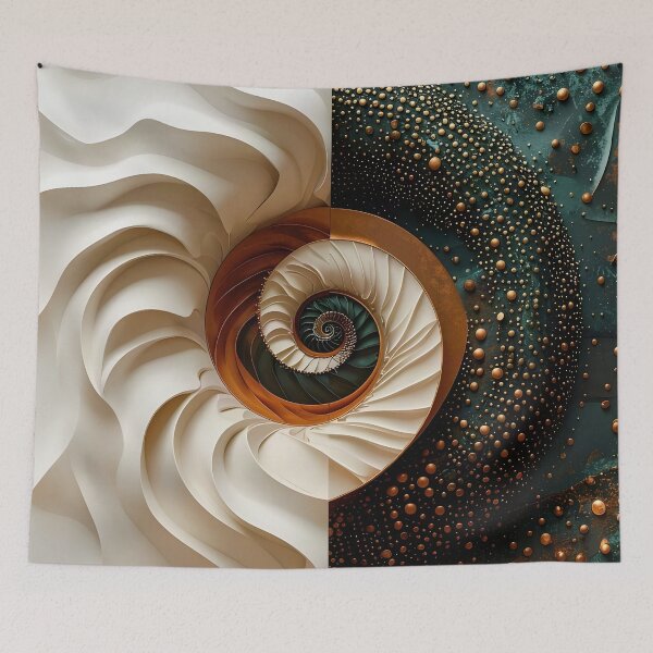 Item preview, Abstract Sculpture in Copper and White designed and sold by Vicky Brago-Mitchell®.