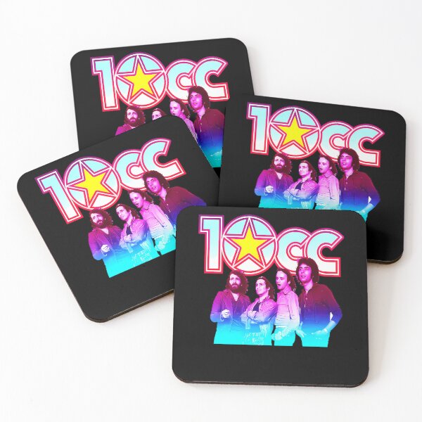 Item preview, Four Musicians Standing Under Large Star Symbol Neon Gradient Poster designed and sold by AutomatedArtist.
