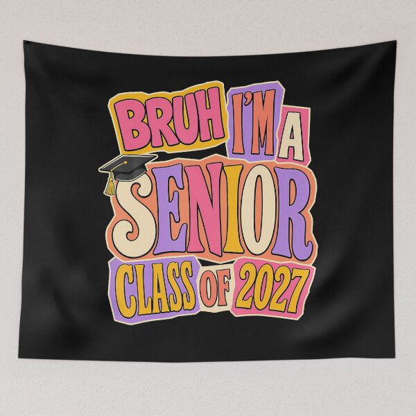 Item preview, Bruh I'M A Senior 2027 Funny Graduation Class Of 2027 designed and sold by JamesCrArt.