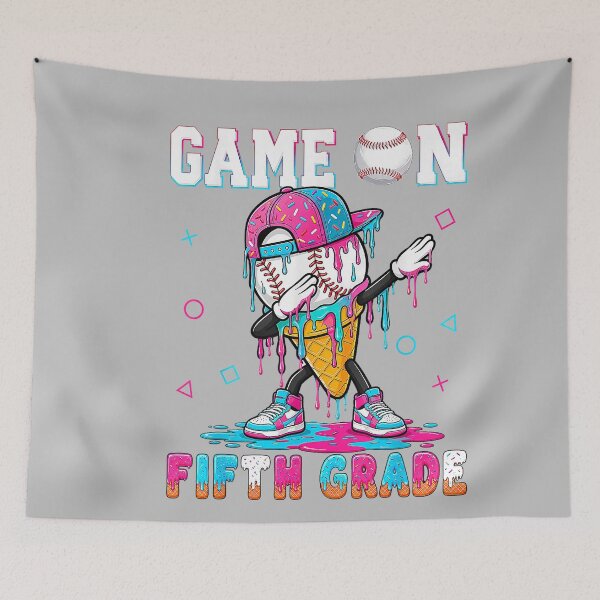 Item preview, 5th Grade First Day of Fifth Grade Baseball Drip for Boys designed and sold by mjohnson9.