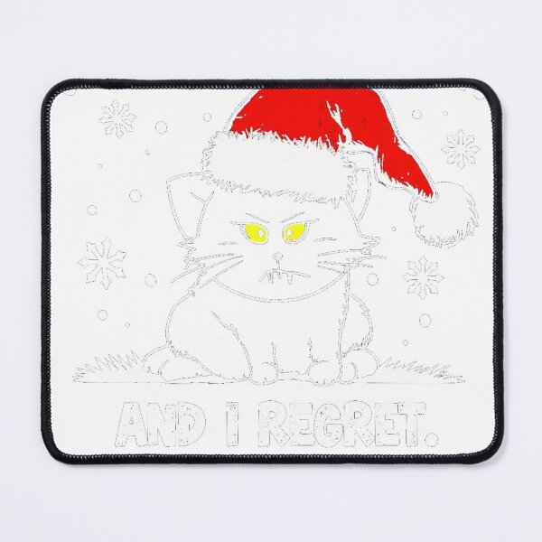 Item preview, Grumpy Cat On The Naughty List Nothing Regret Christmas designed and sold by lht6474.