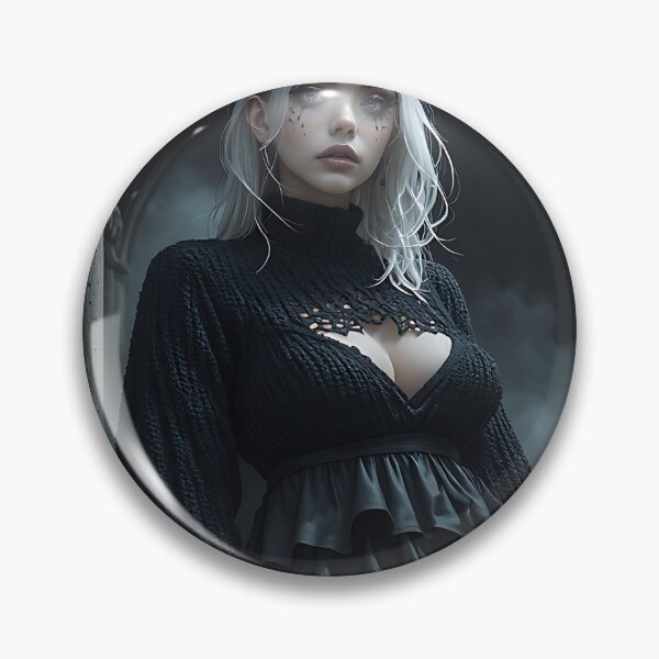 Item preview, Hot Woman Halloween Anime Goth Girl Waifu 421 designed and sold by Your New Fixation.