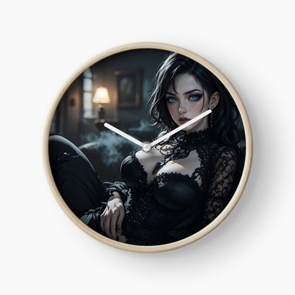 Item preview, Hot Woman Halloween Anime Goth Girl Waifu 423 designed and sold by Your New Fixation.