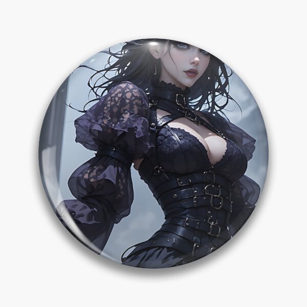 Item preview, Hot Woman Halloween Anime Goth Girl Waifu 425 designed and sold by Your New Fixation.