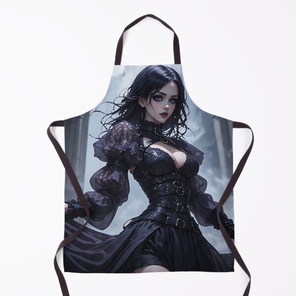 Item preview, Hot Woman Halloween Anime Goth Girl Waifu 425 designed and sold by Your New Fixation.