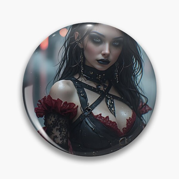 Item preview, Hot Woman Halloween Anime Goth Girl Waifu 427 designed and sold by Your New Fixation.