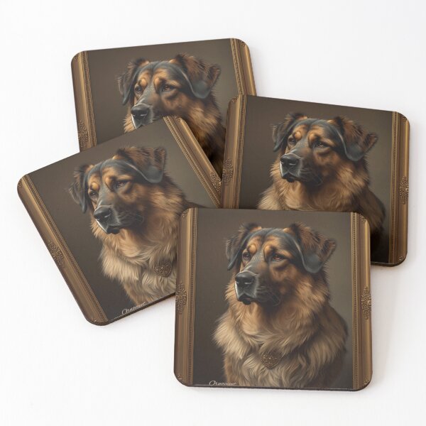 Item preview, The Noble Guardian — A Regal Portrait of Loyalty designed and sold by Vexiora.