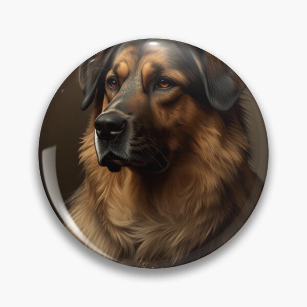 Item preview, The Noble Guardian — A Regal Portrait of Loyalty designed and sold by Vexiora.