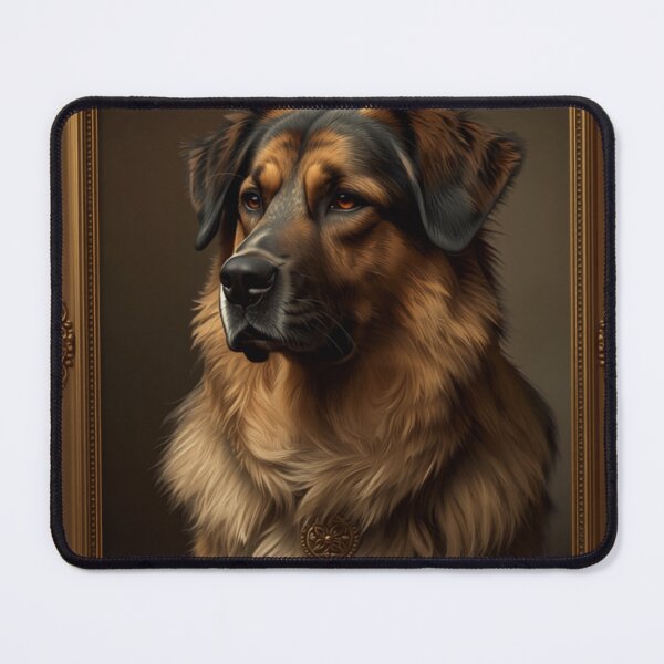 Item preview, The Noble Guardian — A Regal Portrait of Loyalty designed and sold by Vexiora.