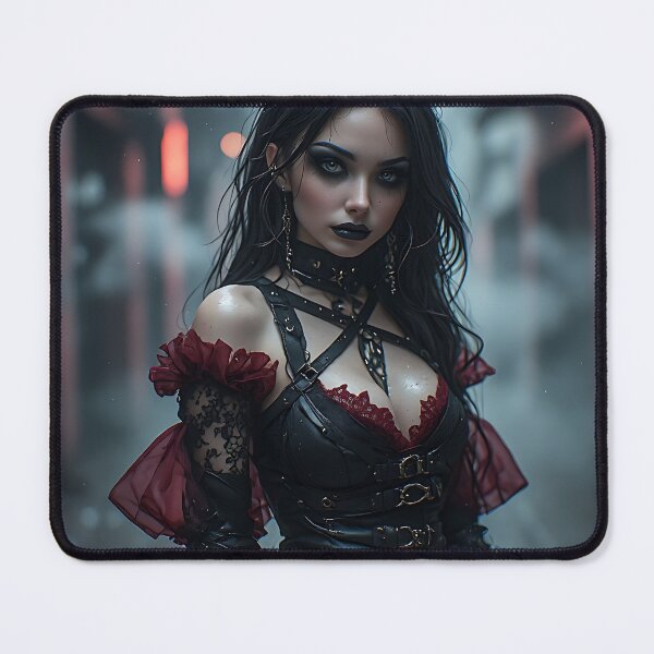 Item preview, Hot Woman Halloween Anime Goth Girl Waifu 427 designed and sold by Your New Fixation.