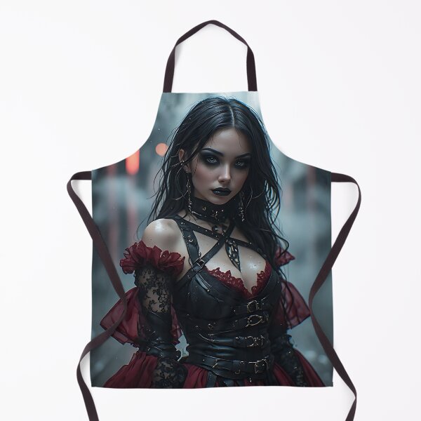 Artikelvorschau, Heiße Frau Halloween Anime Goth Girl Waifu 427 entworfen und verkauft von Your New Fixation.