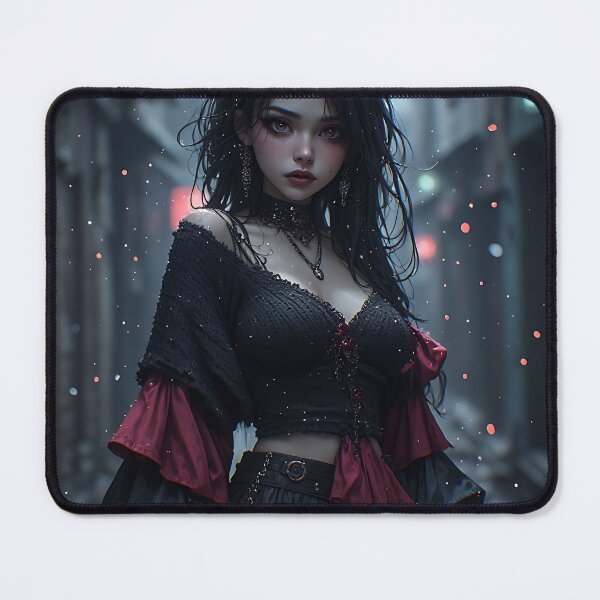 Item preview, Hot Woman Halloween Anime Goth Girl Waifu 429 designed and sold by Your New Fixation.