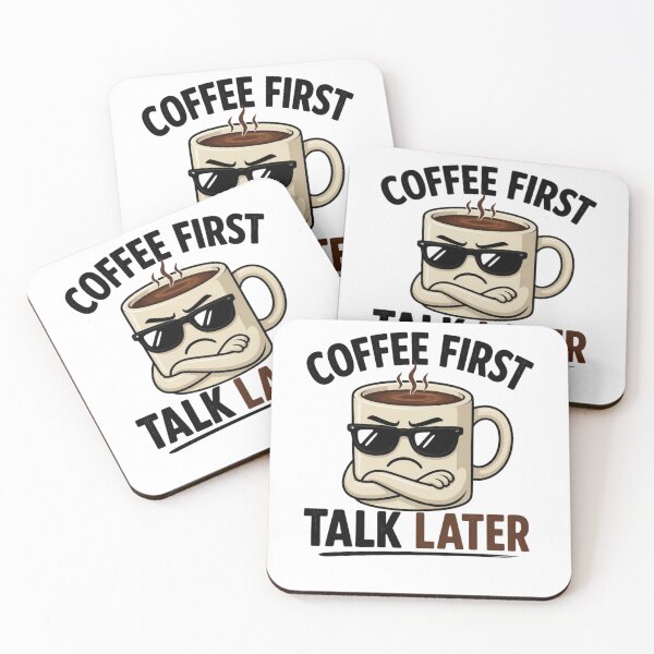 Item preview, Coffee First Talk Later Mug designed and sold by redblink store.
