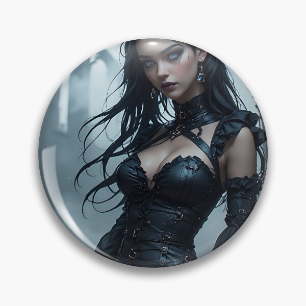 Item preview, Hot Woman Halloween Anime Goth Girl Waifu 431 designed and sold by Your New Fixation.