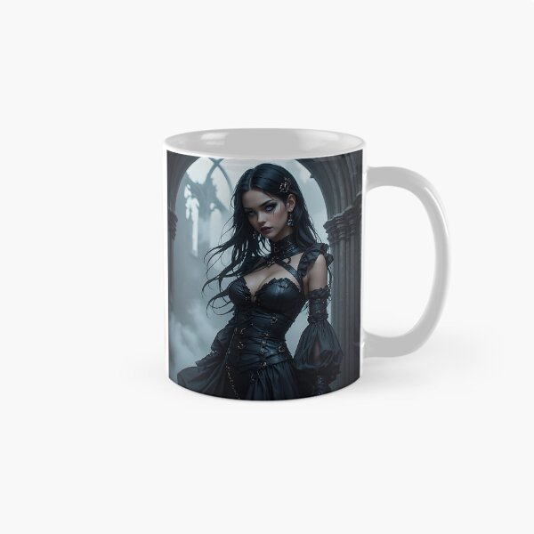 Item preview, Hot Woman Halloween Anime Goth Girl Waifu 431 designed and sold by Your New Fixation.