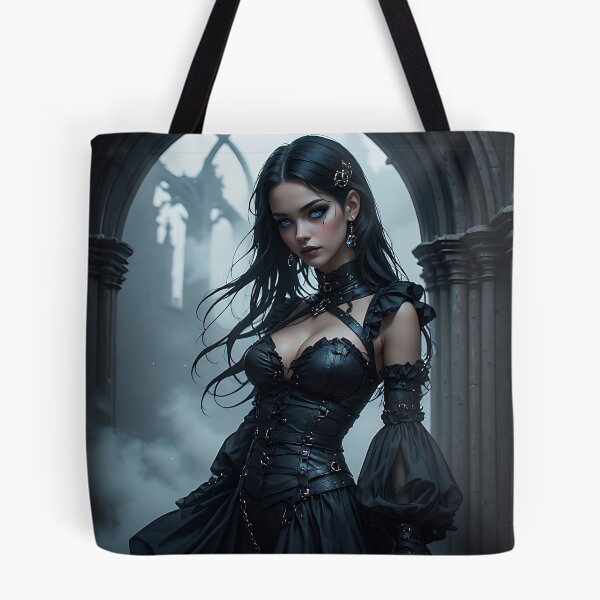 Item preview, Hot Woman Halloween Anime Goth Girl Waifu 431 designed and sold by Your New Fixation.