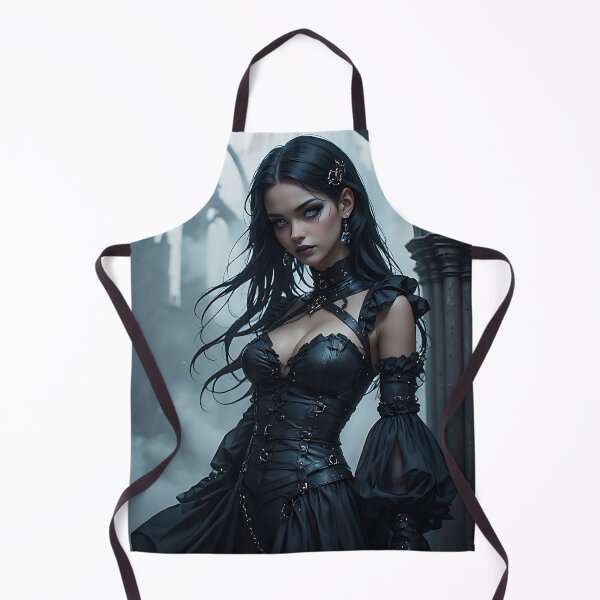 Item preview, Hot Woman Halloween Anime Goth Girl Waifu 431 designed and sold by Your New Fixation.