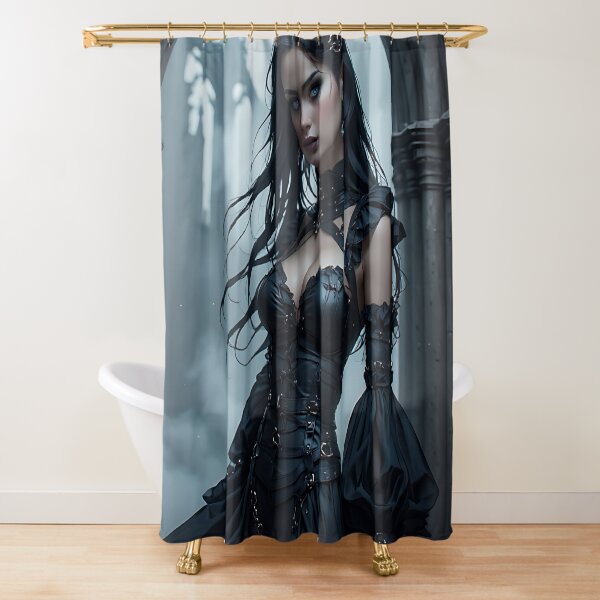 Item preview, Hot Woman Halloween Anime Goth Girl Waifu 431 designed and sold by Your New Fixation.