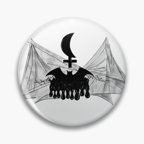 Item preview, Black Moon Lilith Slime Bat designed and sold by Shadow Sheep Designs .