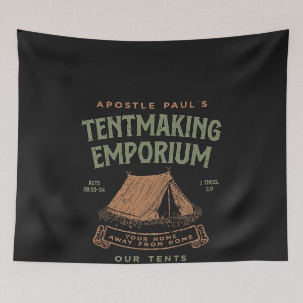 Item preview, Apostle Paul Tentmaking Funny Christian designed and sold by CriseldaBruning.
