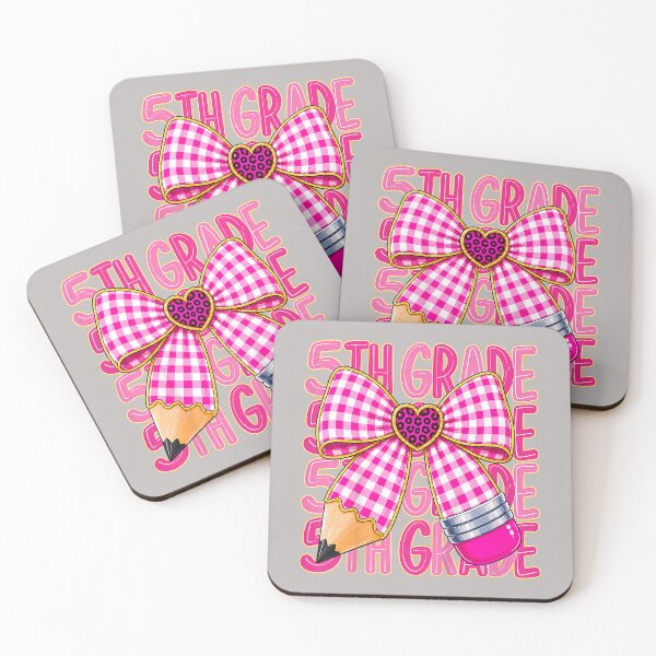 Item preview, 5th Grade Girl Bow Coquette Pink Back to School Classroom designed and sold by mjohnson9.