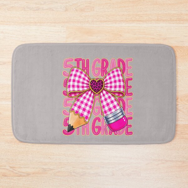 Item preview, 5th Grade Girl Bow Coquette Pink Back to School Classroom designed and sold by mjohnson9.