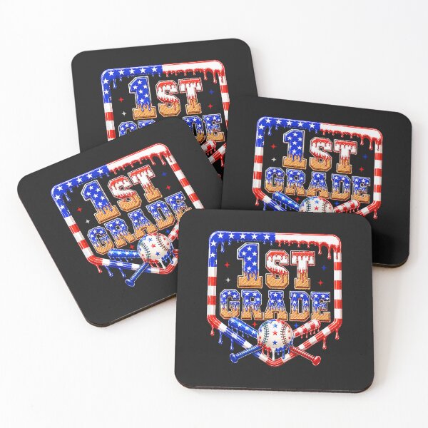 Item preview, 1st Grade Baseball drip Boys Kids USA Flag Back to School designed and sold by FrankIsabel.