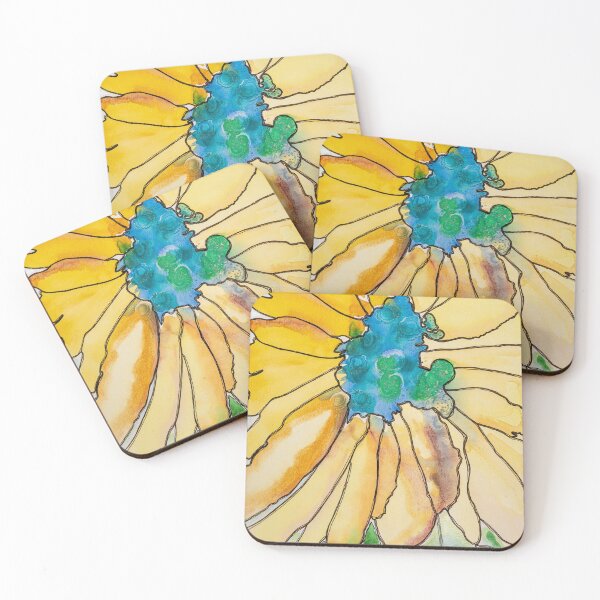 Item preview, Blue Heart Sunflower designed and sold by Flora Spectral.