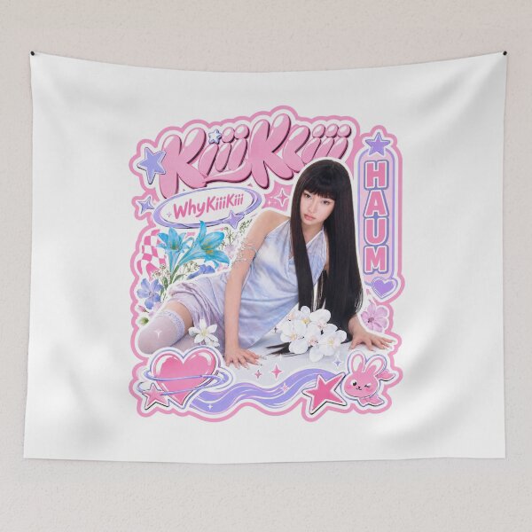 Item preview, KiiiKiii Haum WhyKiiiKiii Beautiful Pink Y2K Sticker Fan Art designed and sold by Valereekmerch.