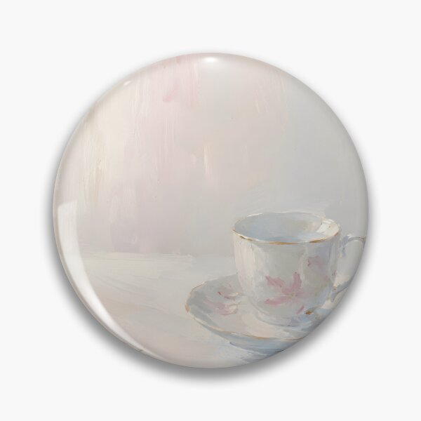 Item preview, Vintage Floral Teacup in Soft Pink – Cottagecore Tea Time Decor designed and sold by GutyzDesignsES.
