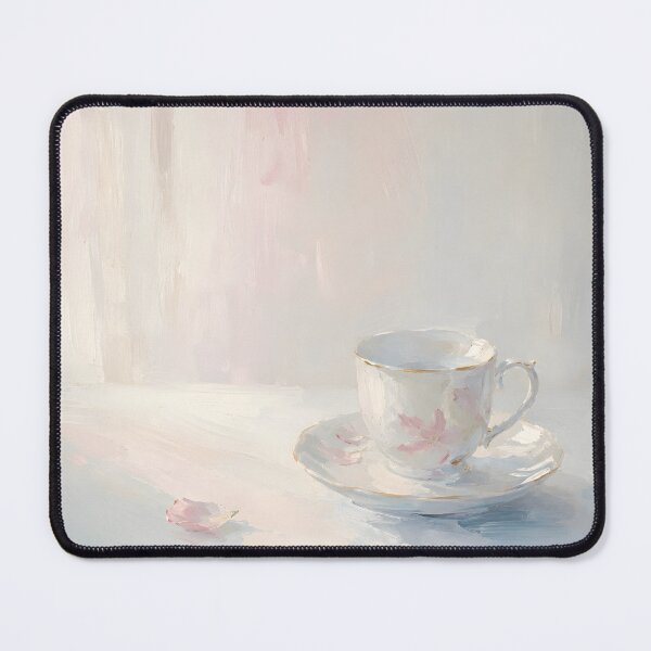 Item preview, Vintage Floral Teacup in Soft Pink – Cottagecore Tea Time Decor designed and sold by GutyzDesignsES.