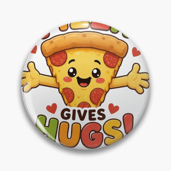 Item preview, Pizza Gives Hugs Cute designed and sold by redblink store.