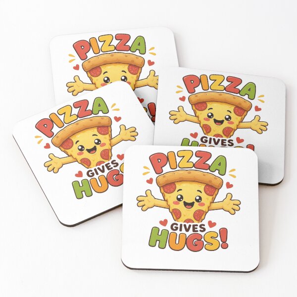 Item preview, Pizza Gives Hugs Cute designed and sold by redblink store.