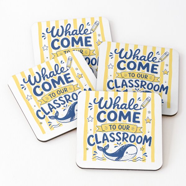 Item preview, Whale Come To Our Classroom Cute Whale Back To School designed and sold by JamesCrArt.