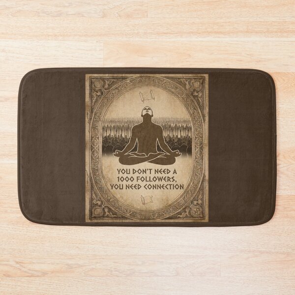 Item preview, You Need Connection Not Followers Meditation Art designed and sold by Flirt-Teez.