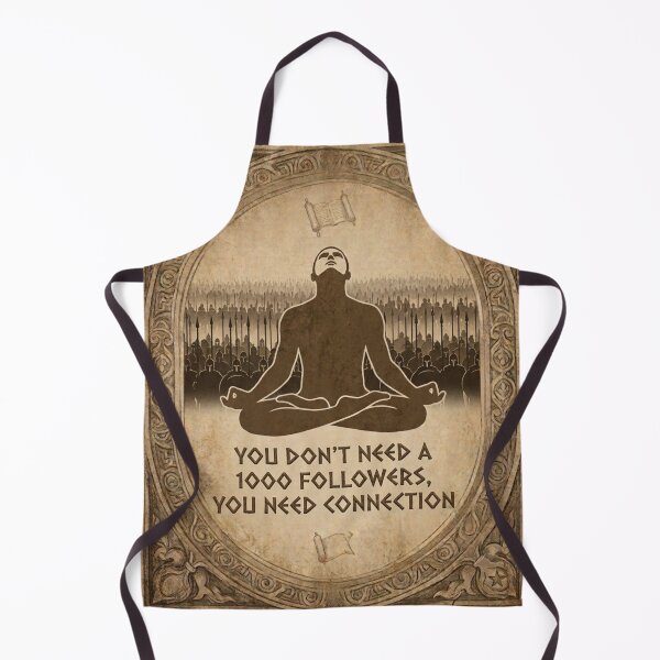 Item preview, You Need Connection Not Followers Meditation Art designed and sold by Flirt-Teez.