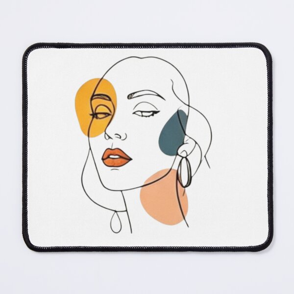 Item preview, Minimal Line Art Woman Face designed and sold by MyCalmDraw.