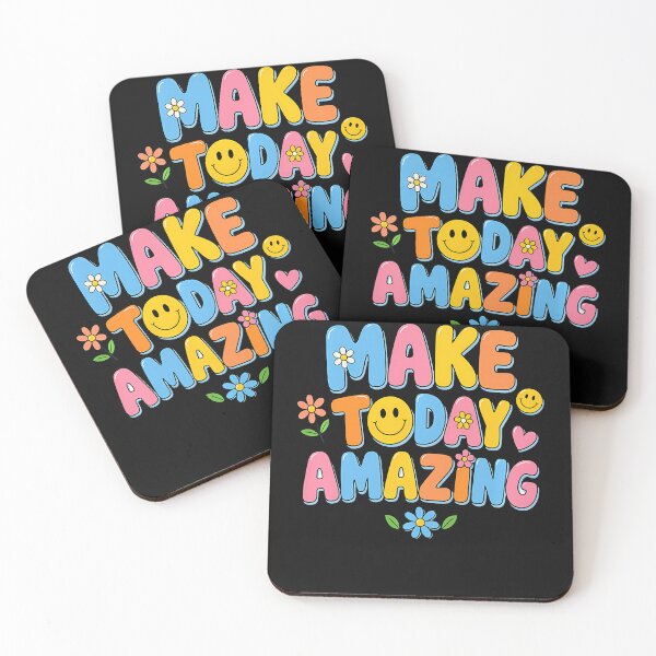Item preview, Make Today Amazing Floral Girly Positivity Women Kindness designed and sold by JamesCrArt.