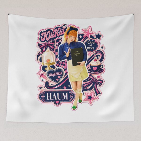 Item preview, KiiiKiii Haum WhyKiiiKiii Floral Y2K Collage Aesthetic Merch designed and sold by Valereekmerch.