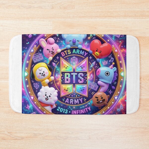 Item preview, BTS ARMY & BT21 Galaxy Kawaii Sticker | Colorful K-Pop Fan Art designed and sold by Anthuank.