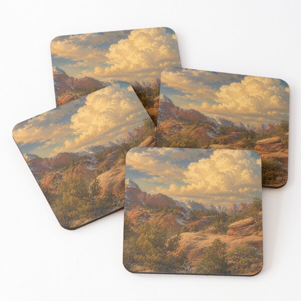 Item preview, Zion National Park — Winter, Painterly Landscape designed and sold by kornkobart.