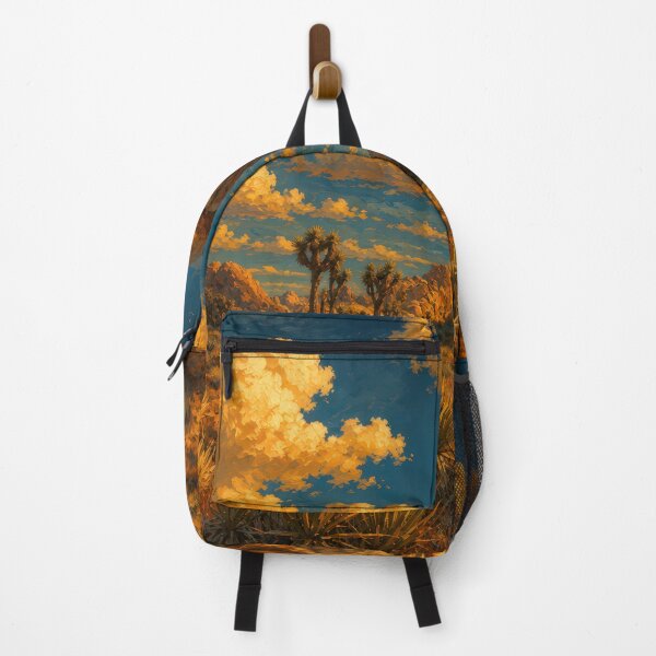 Item preview, Joshua Trees and Granite Boulders — Painterly Desert Art designed and sold by kornkobart.