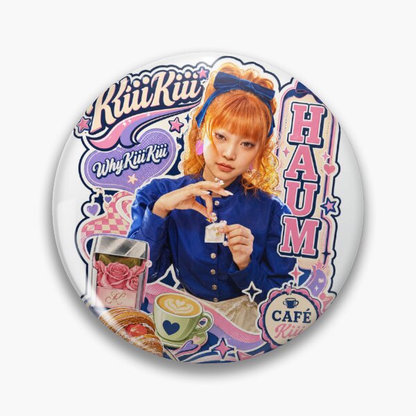 Item preview, Vibrant KiiiKiii Haum Pink Y2K Pop Idol Artwork designed and sold by Valereekmerch.