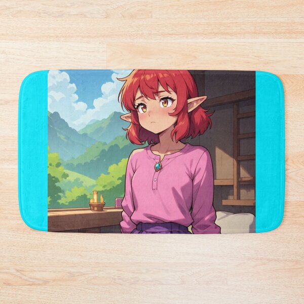 Item preview, Elf in a serene setting - Cozy anime designed and sold by ArtsJulian.