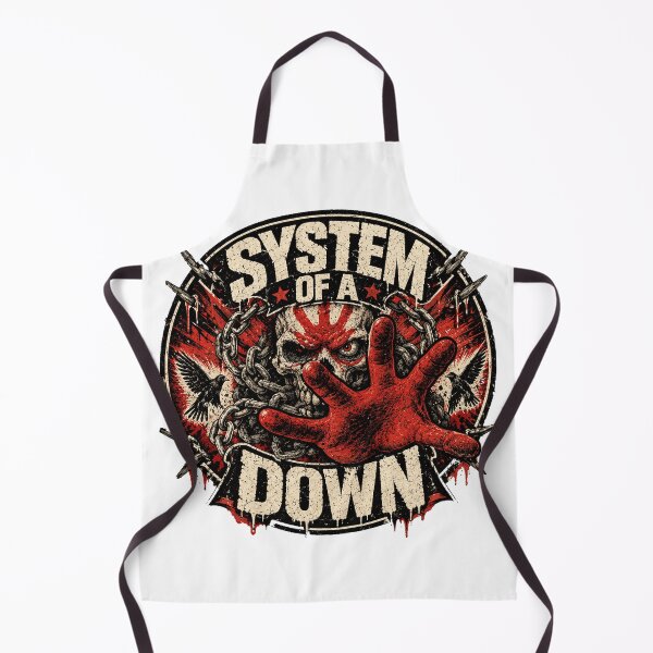 Item preview, Red Hand System Of Down Emblem designed and sold by yunamaliskova.