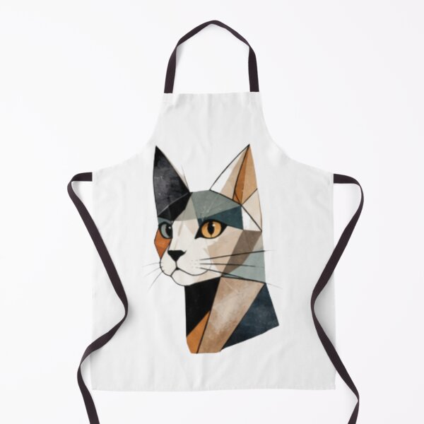 Item preview, Geometric Polygon Cat Portrait designed and sold by MyCalmDraw.